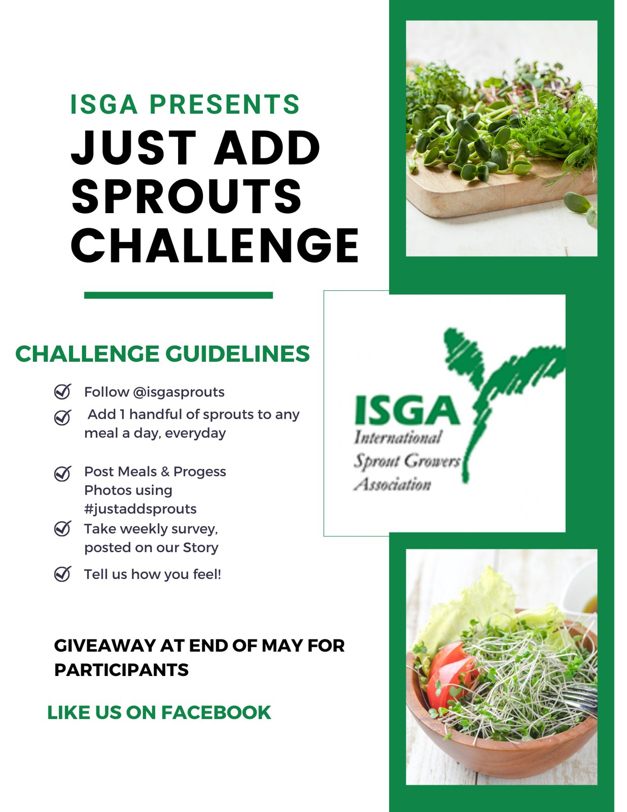 Just Add Sprouts Challenge